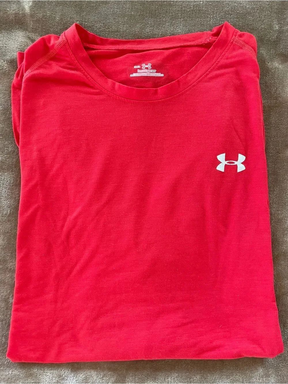 Under Armour Men’s Red Short-Sleeve Performance Tee 3 XL